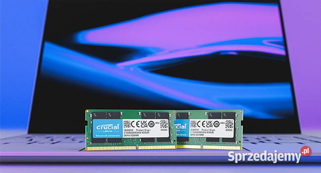 CRUCIAL PAMIĘĆ RAM 16GB DDR4 Sodimm 3200mhz mazowieckie Ząbki