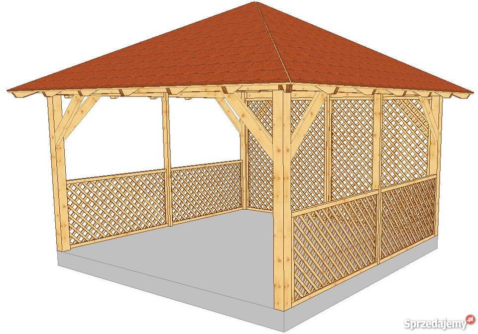 Altana Altanka ogrodowa Wiata drewniana
