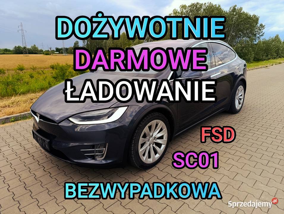 Tesla X Darmowe Ładowanie SC01 Bezwypadkowa 525KM Mielec sprzedam