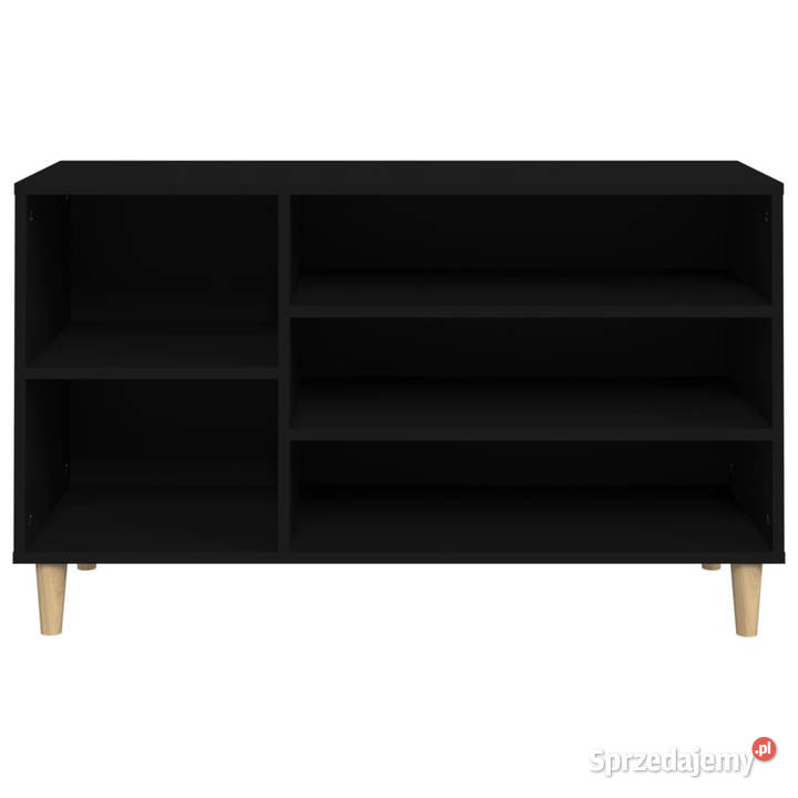 Szafka na buty czarna 102x36x60 materiał mazowieckie