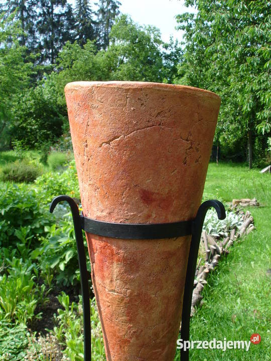 Sprzedam 3 donice ceramiczne w stojakach Jelenia Góra