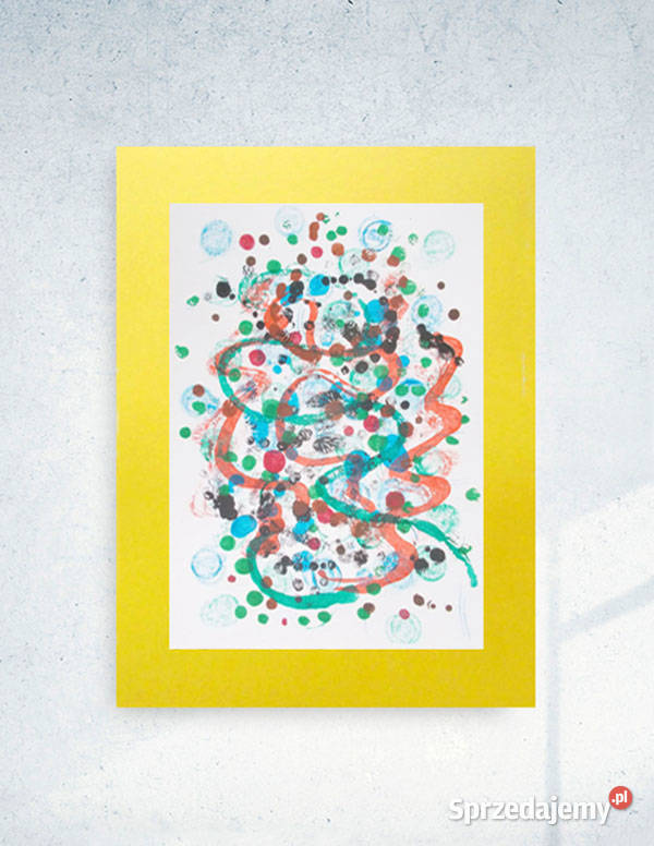 abstrakcja do pokoju grafika na ścianę dekoracja Bydgoszcz sprzedam