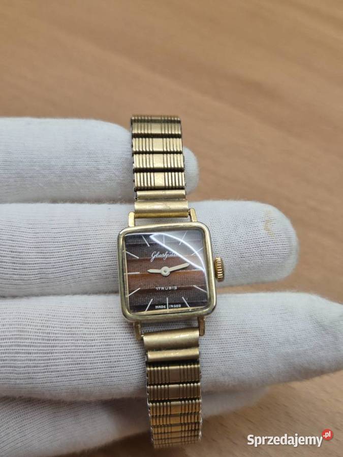 Glashutte mechaniczny damski zegarek DDR Chorzów