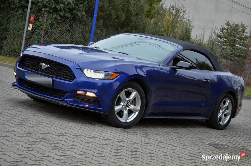 ZJAWISKOWY CZARNY MUSTANG CABRIO 2016 Płock sprzedam