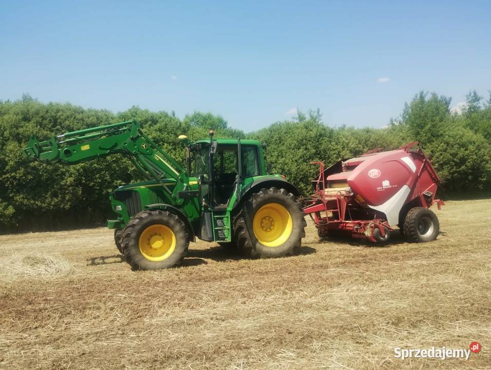 John Deere 6820 Z Ładowaczem Pneumatyka Koniecpol