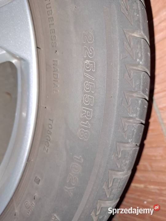 Koła Alufelgi 18 zoll 2555518 letnie opony Audi Samochodowe sprzedam