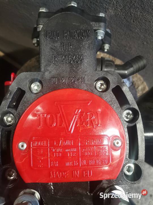 Nowa Pompa do opryskiwacza PU2120 Tolveri Tolmet nieuszkodzony Skaryszew