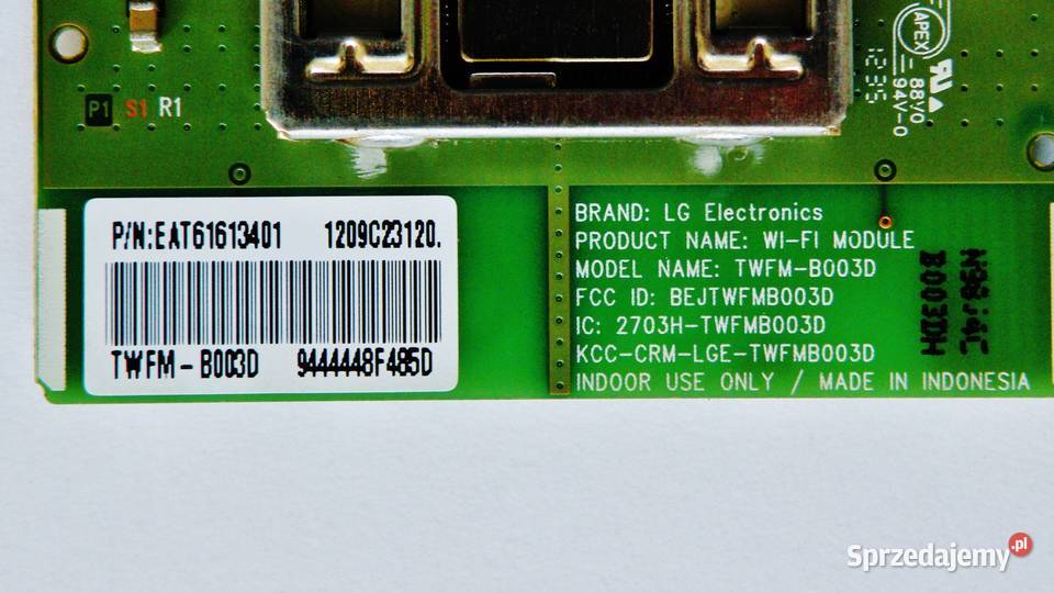 Moduł WiFi telewizora LG 47LM640S Części i akcesoria kujawsko-pomorskie Bydgoszcz
