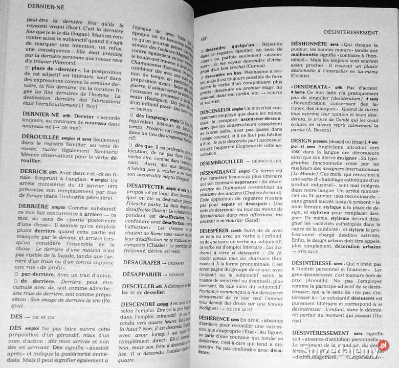 Dictionnaire des difficultes du francaise Chełm
