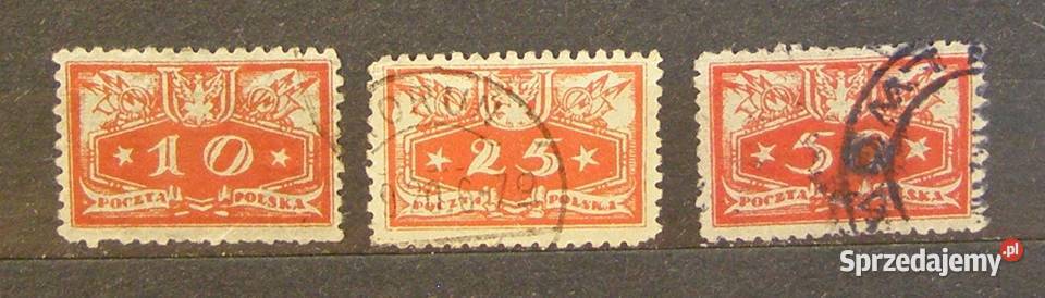 Znaczki pocztowe Polska Zestaw 19 łódzkie Łódź