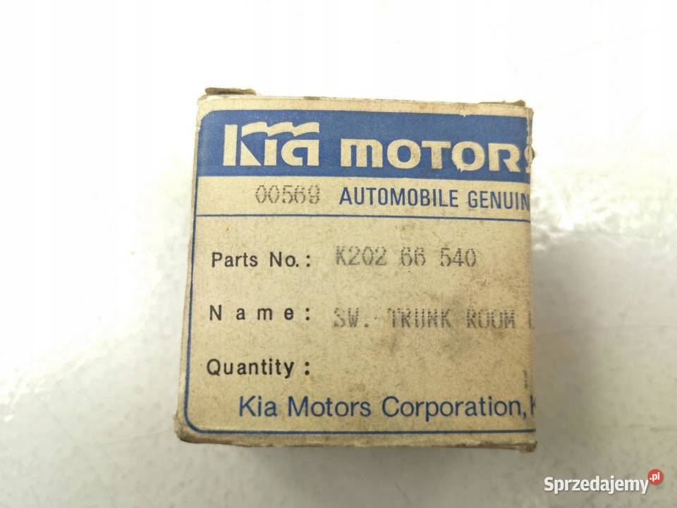 CZUJNIK ŚWIATEŁ BAGAŻNIKA STYK KIA SEPHIA 9597 sprzedam
