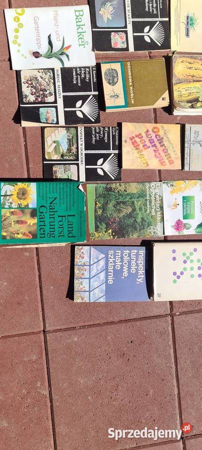 Zestaw książek ogrodniczych Wiśniowa sprzedam