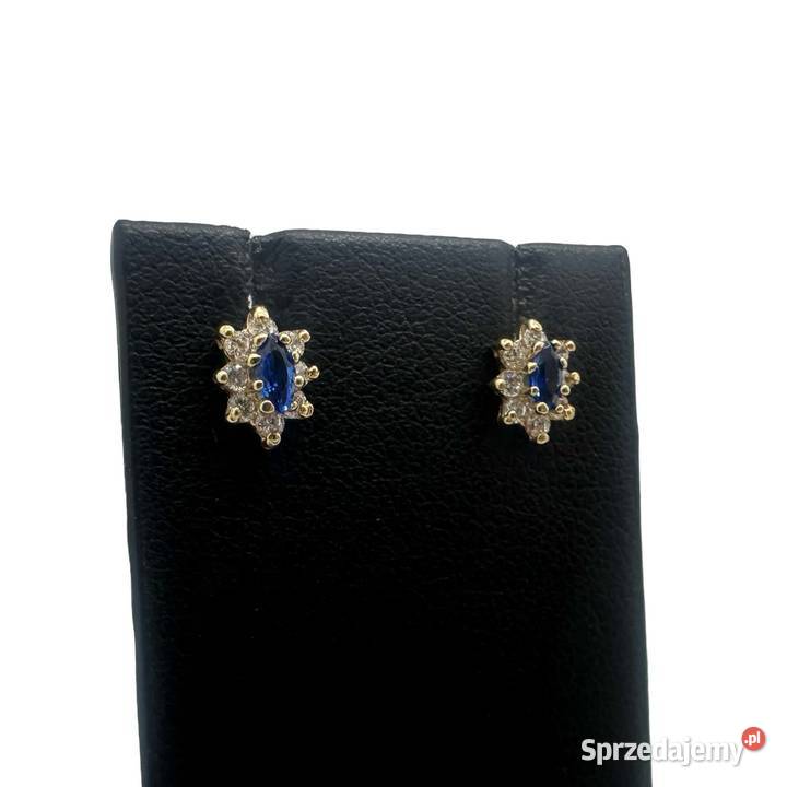 Nowe złote kolczyki pr 585 112g Sztyft warmińsko-mazurskie Elbląg sprzedam