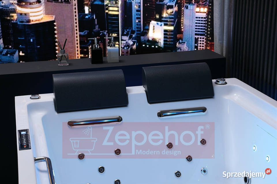 WANNA Z HYDROMASAŻEM 185x120x65DYSZE OBROTOWE Grabówka