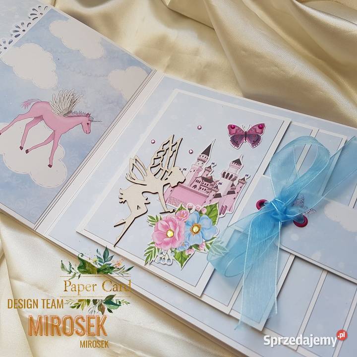 Album na zdjęcia bajkowy jednorożec wróżka tęcza Łódź