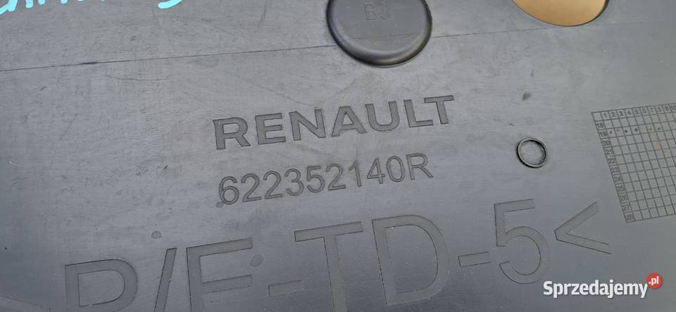 RENAULT CAPTUR II OSŁONA PŁYTA POD ZDERZAK PRZÓD Bieleń sprzedam