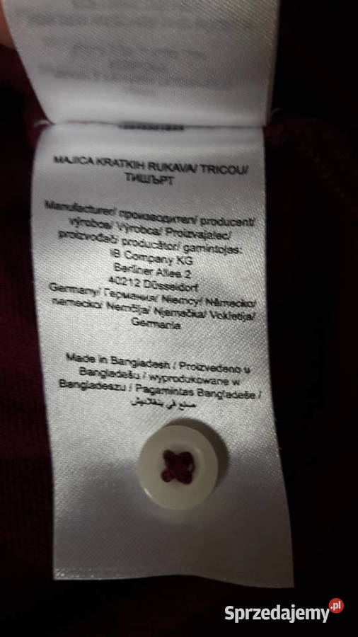 Koszulka polo Montego bordowa Głuchołazy