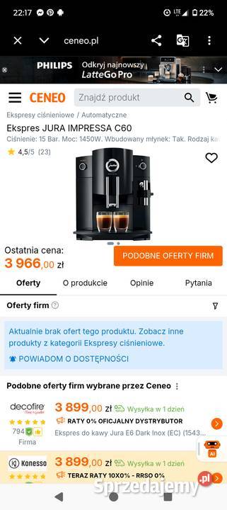 Ekspres do kawy lubuskie Szprotawa