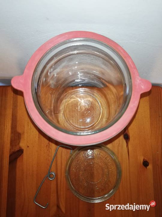 Duży słój PRLHuta Szkła w Iłowejlata 60te