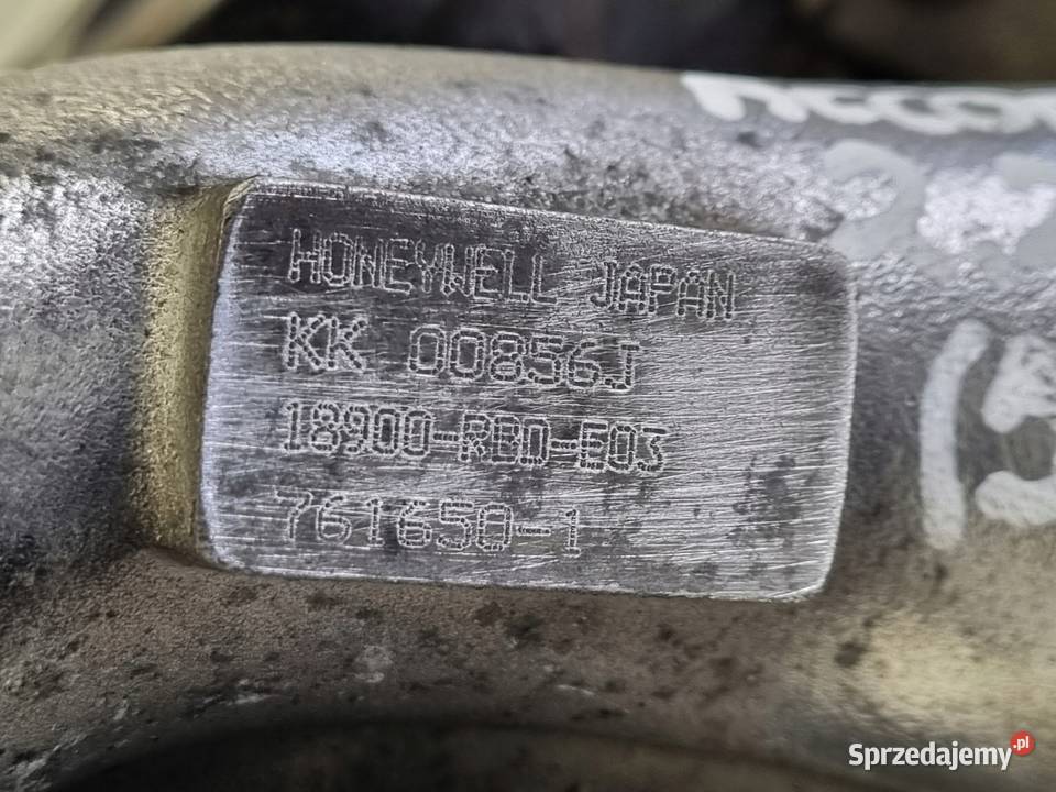 TURBOSPRĘŻARKA Honda Accord VII 22 ICTDI turbo Rudka sprzedam