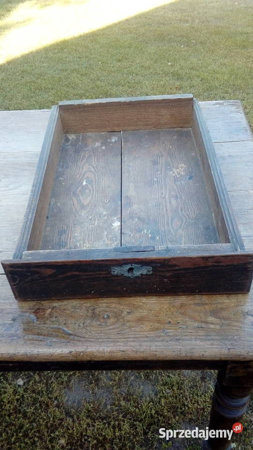 Zabytkowy stół z szufladą antyk Wieluń sprzedam