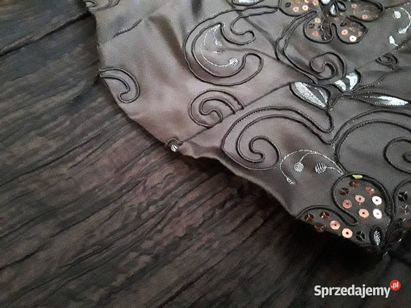 Czekoladowa suknia balowa Only rozmiar XL Warszawa sprzedam