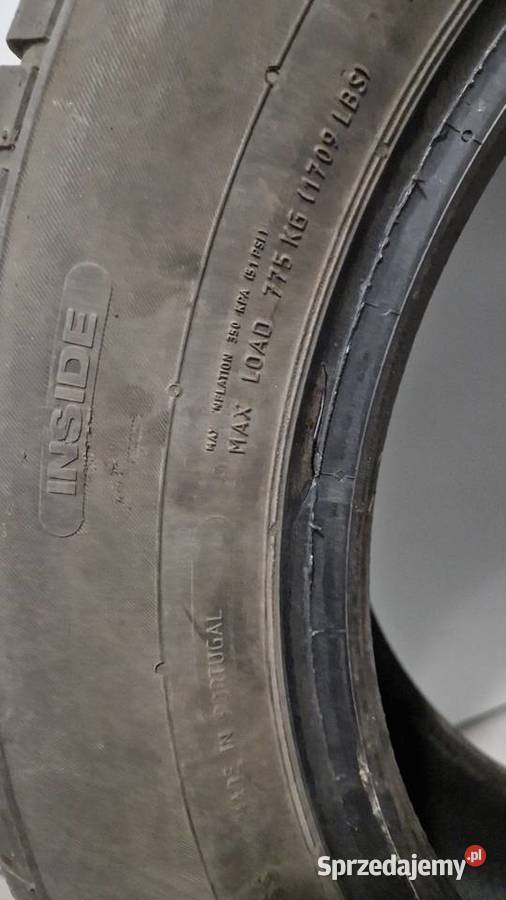 Opona zimowa Continental 2255516 super stan 8 mm Warszawa sprzedam