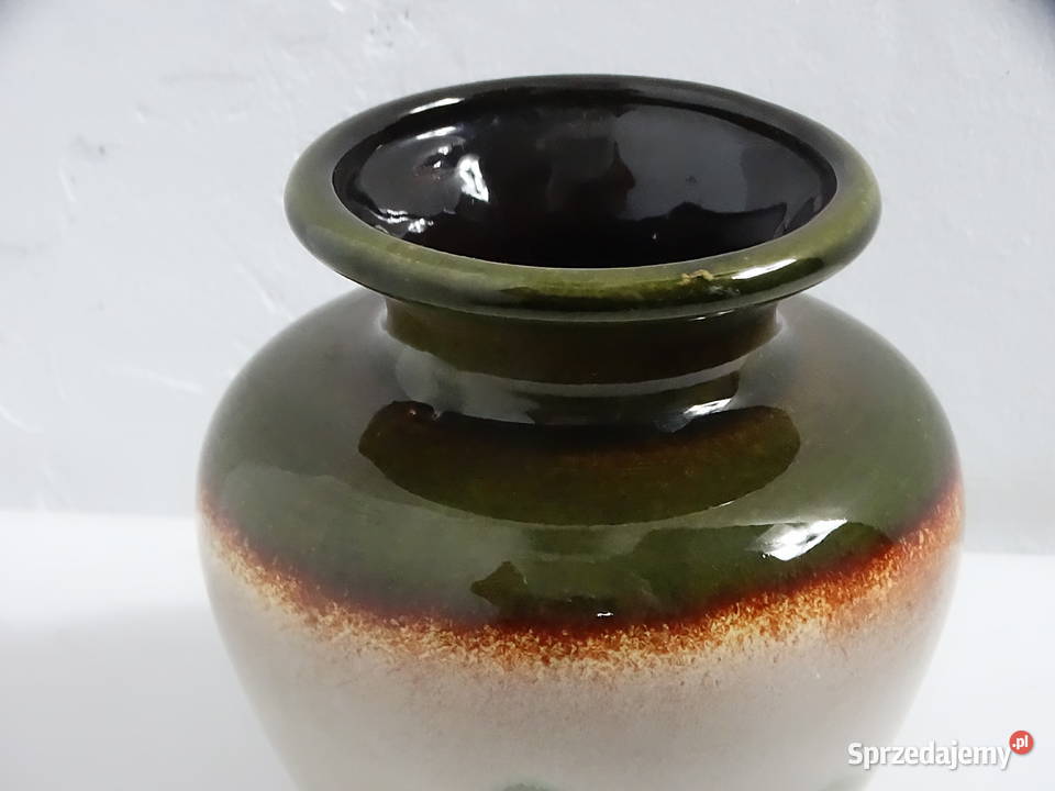 Stylowy Wazon West Germany Vintage MidCentury Biłgoraj