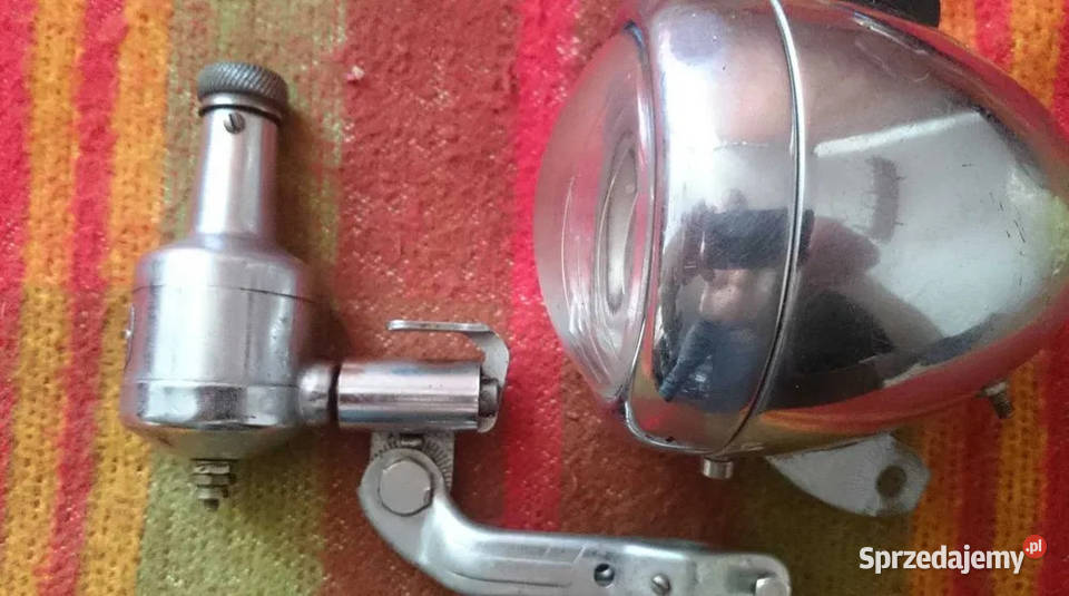 Stara szwajcarska lampa i dynamo rowerowe Szczebrzeszyn sprzedam