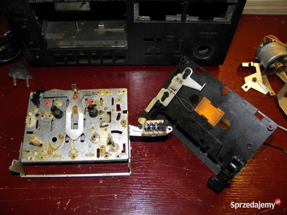 Unitra deck magnetofon części M8041 silnik trafo wielkopolskie Krotoszyn
