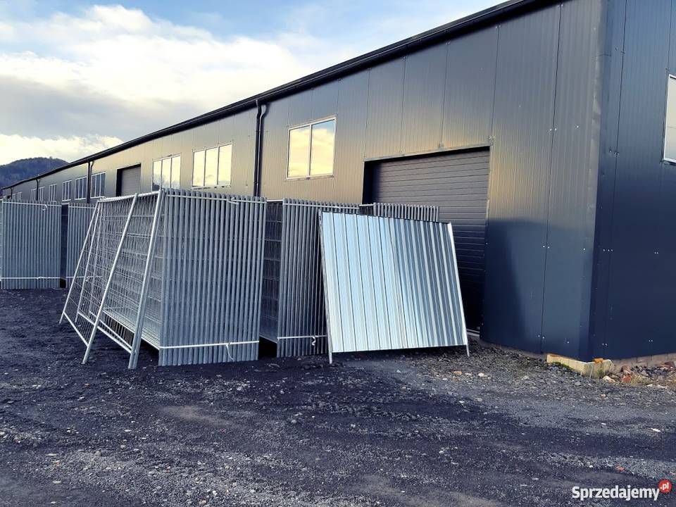 Ogrodzenie PEŁNE budowlane tymczasowe Wrocław Materiały budowlane