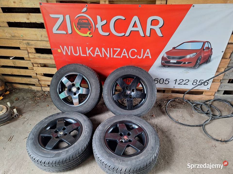 Alufelgi 4x108 15 ET23 PEUGEOT 206207208301307 Peugeot OE Choceń sprzedam