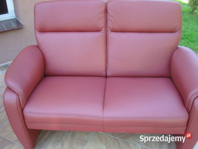 komplet wypoczynkowy 3 2 1 skóra 100 Ełk