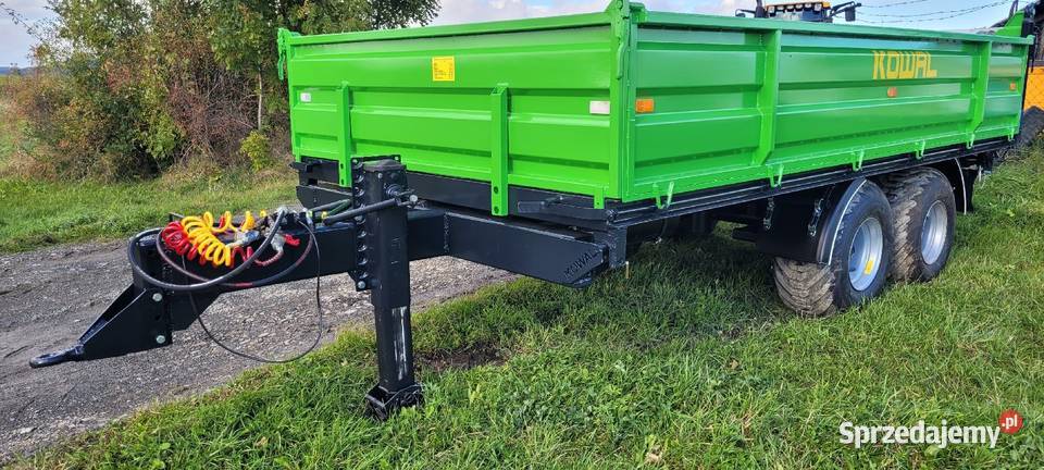 Przyczepa tandem kiper 3str KOWAL PTB155 nieuszkodzony Limanowa