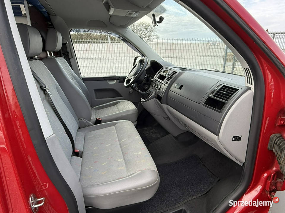 Volkswagen Transporter VW T5 20 TDI Kamper klima ASR (kontrola trakcji) Motoryzacja Wrocław