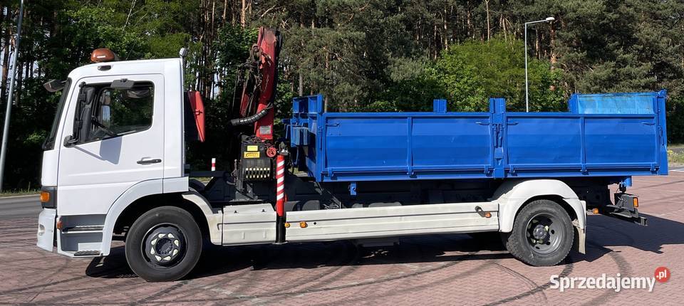 WYWROTKA MERCEDES ATEGO 1218 HDS PALFINGER Wywrotki Warszawa