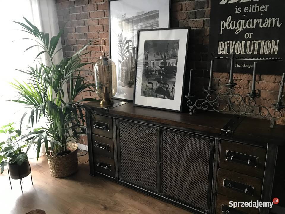 Industrialna komoda TV szafka loft Pozostałe Warszawa