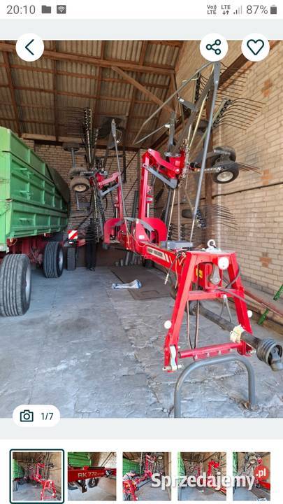 Sprzedam zgrabiarkę dwukaruzelową Piaski