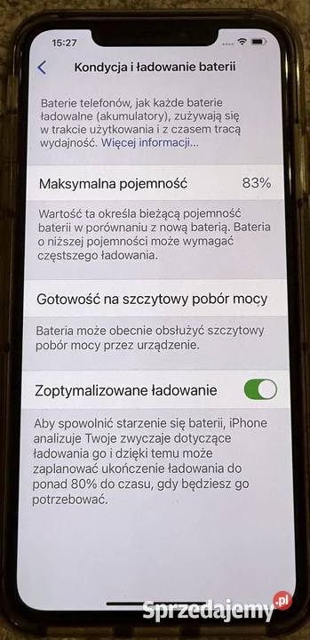 iPhone XS Silver Apple / iPhone Radzymin sprzedam