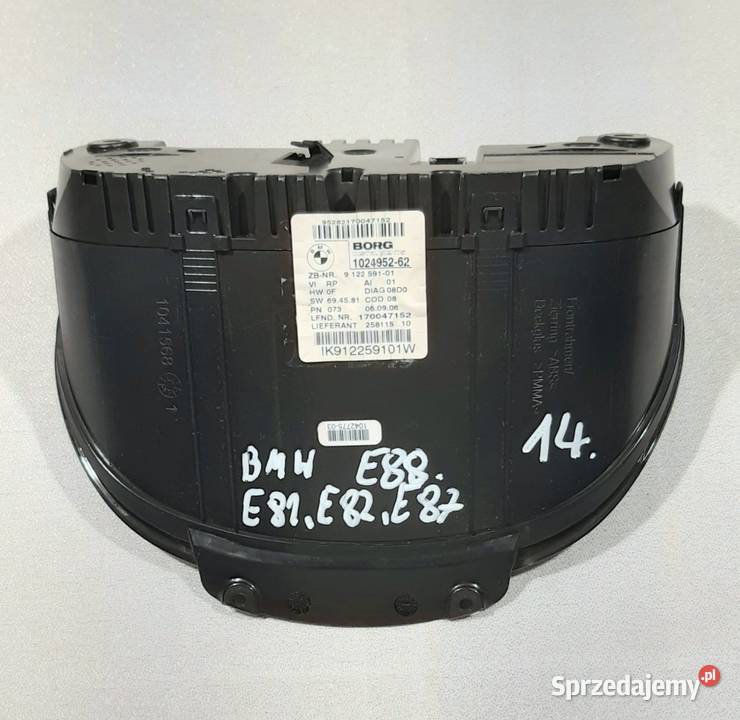 LICZNIK ZEGARY BMW E81 E87 DIESEL 102495262 Mielęcin