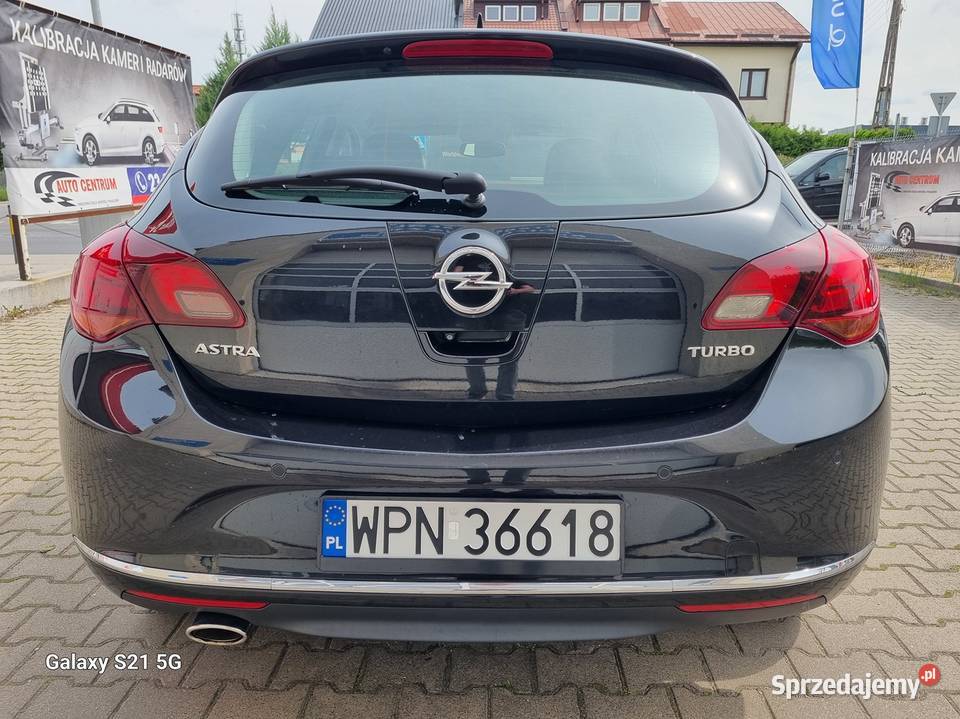 Opel Astra J LIFT 14 140 półskóry navi kamera kamera cofania Płońsk