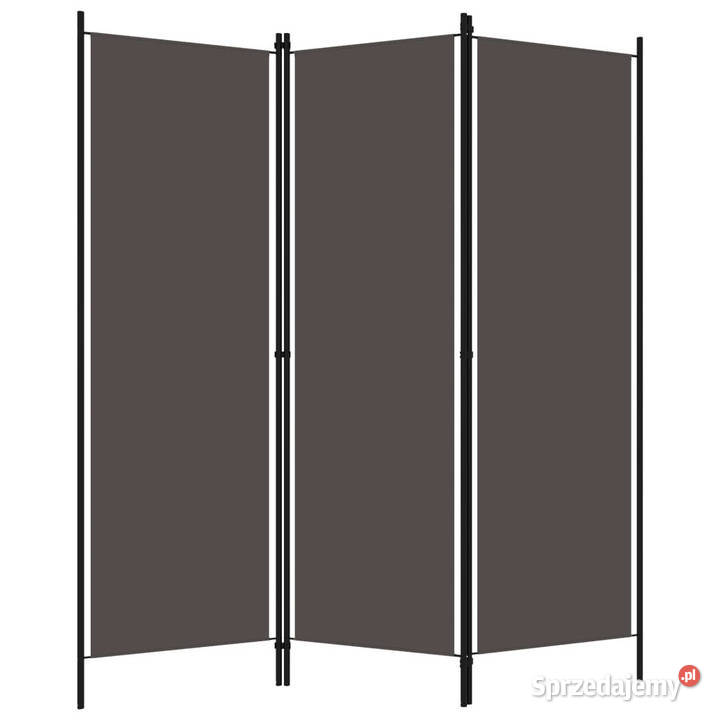 Parawan 3panelowy antracytowy 150 x 180 WM320717