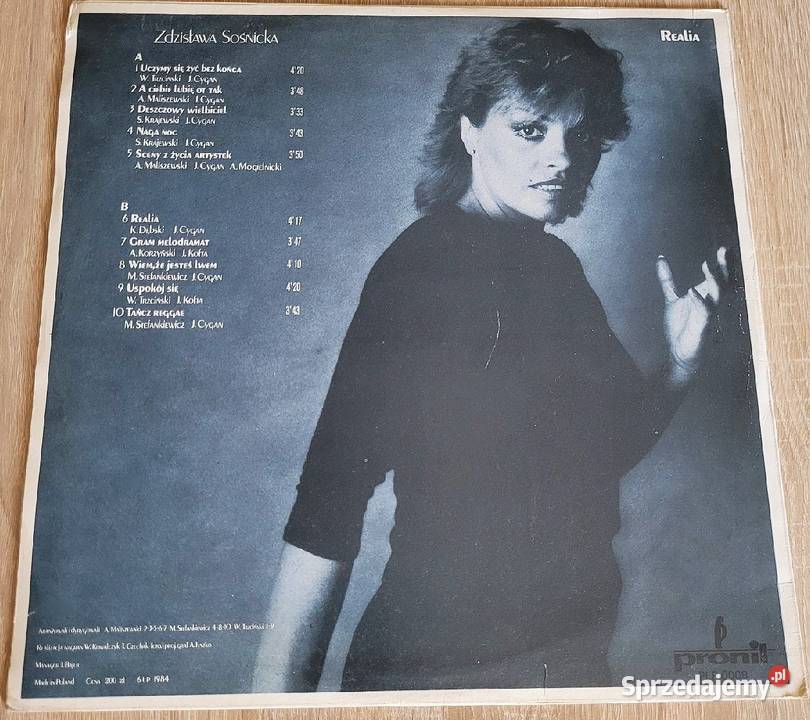 Stanisława Sośnicka Realia płyta winylowa z roku kujawsko-pomorskie Chełmno