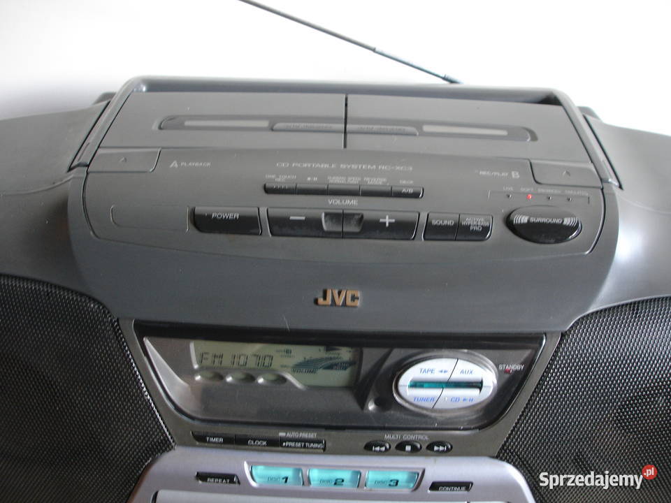 Radiomagnetofon JVC RCXC3BK Zielona Góra sprzedam