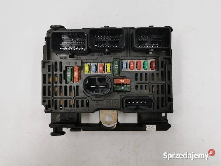 Moduł BSM L02 Skrzynka Bezpieczników Peugeot 407 Układ elektryczny Wyszków sprzedam