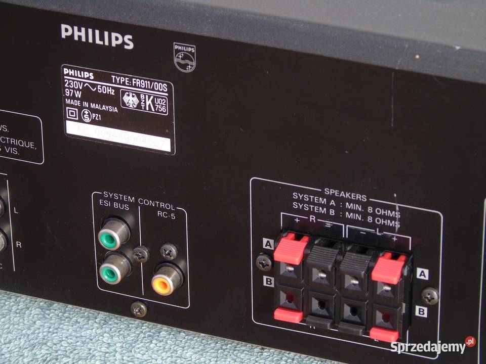 Wzmacniacz z radiem Philips FR911 mocny i Jasło sprzedam