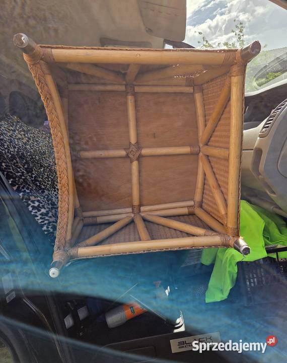 Krzesła do jadalni na taras Lloyd Loom Rattan 2 łódzkie