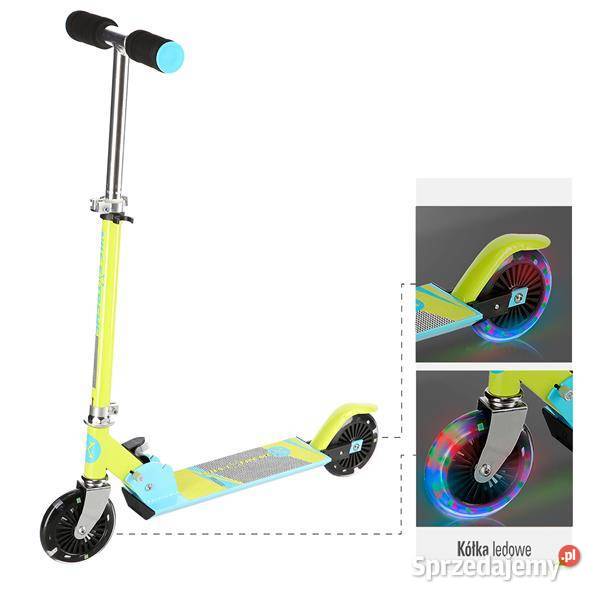 Hulajnoga Nils Extreme HL776 niebiesko zielona Dębica