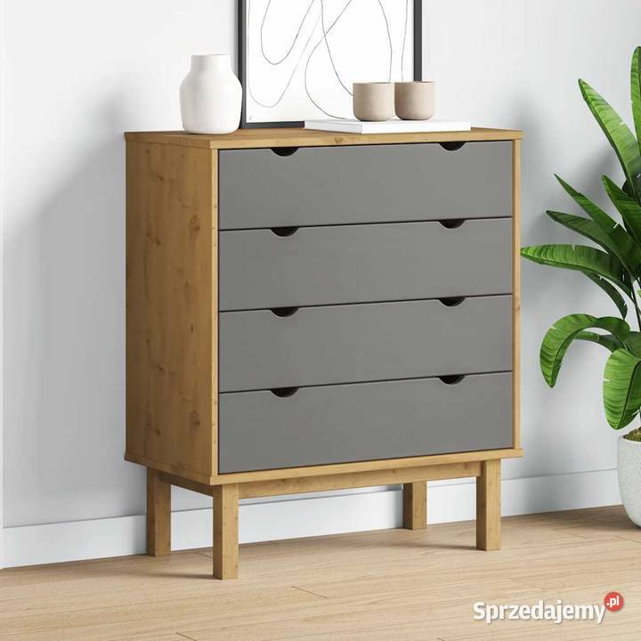 vidaXL Komoda OTTA brązowoszara 765x395x90 Warszawa