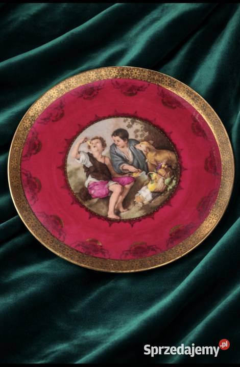 Patera Children picnic with dog Piknik chłopców